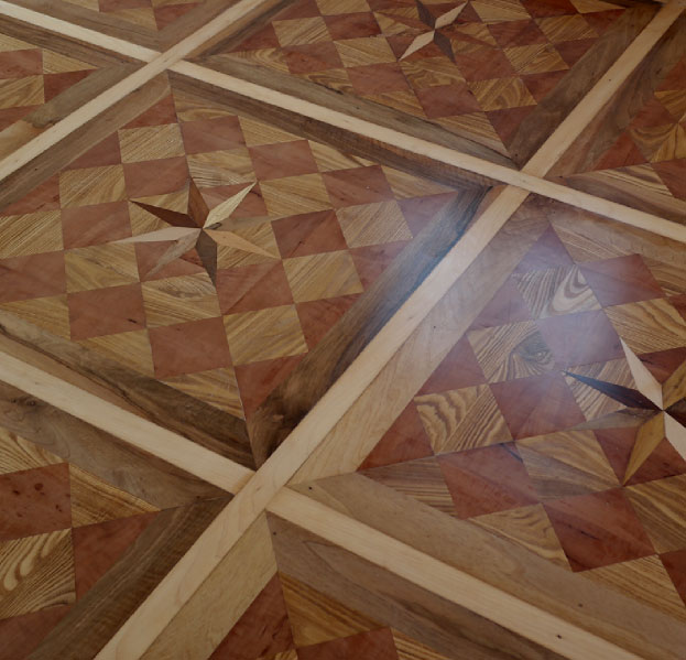 Mosaikboden von Parkett Madeja